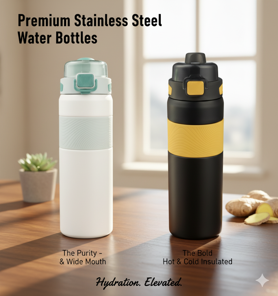 Premium Stainless Steel Water Bottles